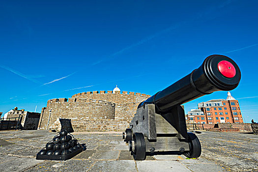交易,城堡,16世纪,沿岸,火炮,堡垒,建造,亨利三世
