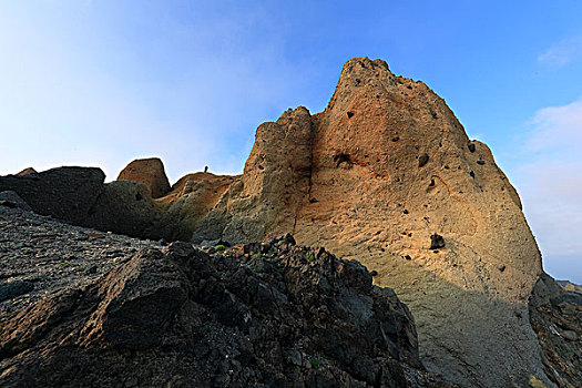 长白山火山熔岩