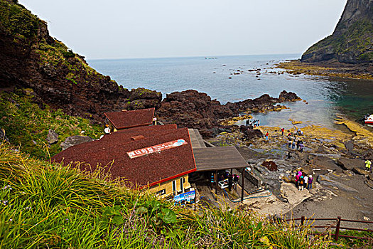 韩国济州岛成山日出峰