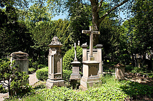 墓地,莱茵兰,北莱茵威斯特伐利亚,德国,欧洲
