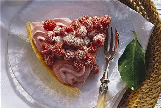 块,树莓,芝士蛋糕,蛋糕盘