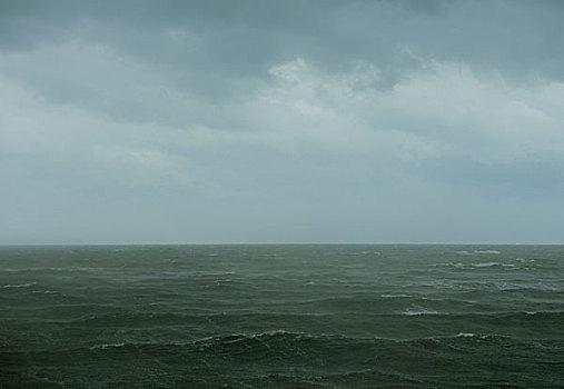风景,雨,上方,海洋,荷兰南部,荷兰,欧洲