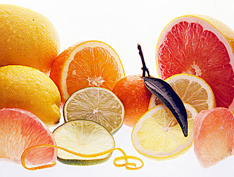 橙色,柚子,柠檬,克莱门氏小柑橘