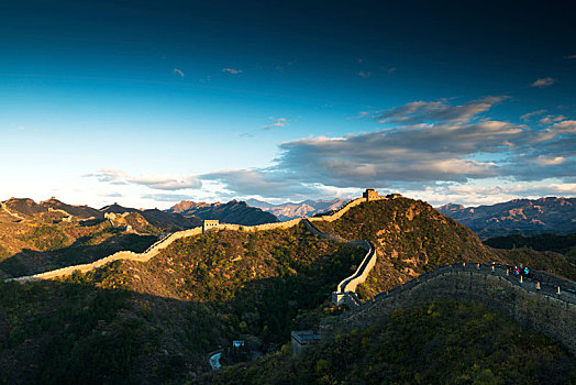 中国,金山岭,长城