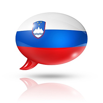 斯洛文尼亚,旗帜,对话气泡框
