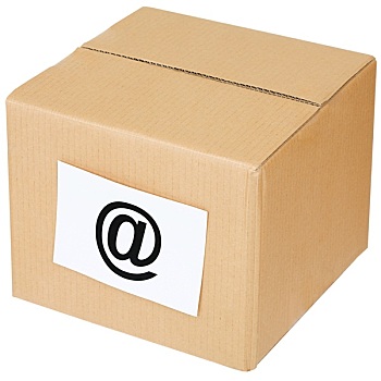 纸箱,电子邮件,标识