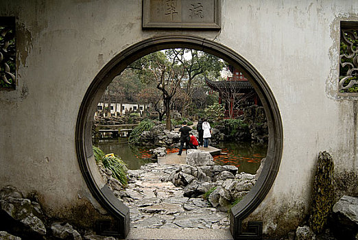 上海豫园月亮门