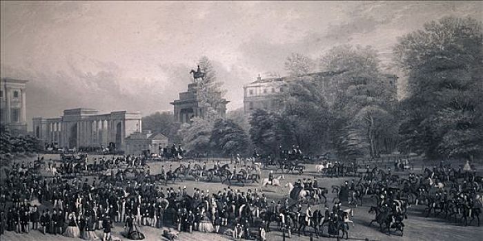 腐烂,排,海德公园,伦敦,1867年,艺术家