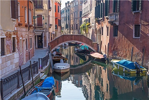 威尼斯,意大利,看,运河