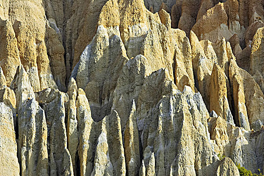 粘土,悬崖,靠近,北方,奥塔哥,南岛,新西兰