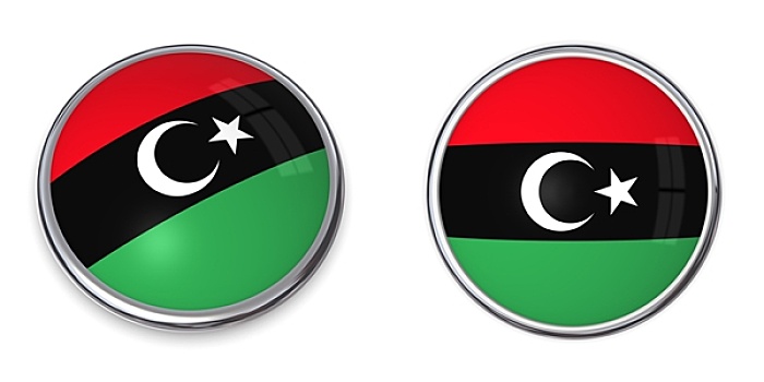 旗帜,扣,利比亚