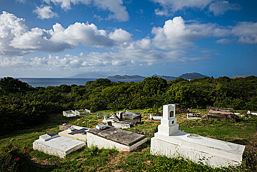 尼维斯岛,英国国教,教堂,墓地