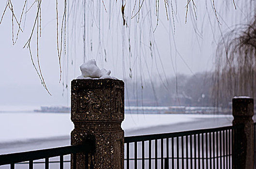 北海公园雪景