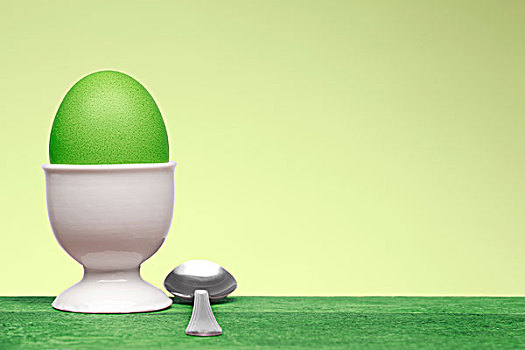 绿色,蛋,白人,蛋杯