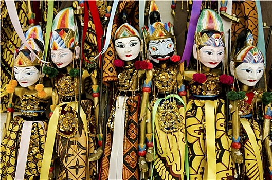 传统,木偶,巴厘岛,印度尼西亚