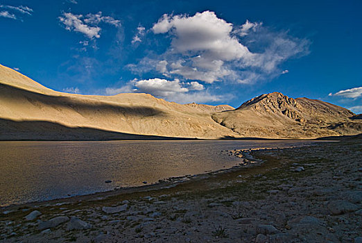 山谷,山景,小,水体