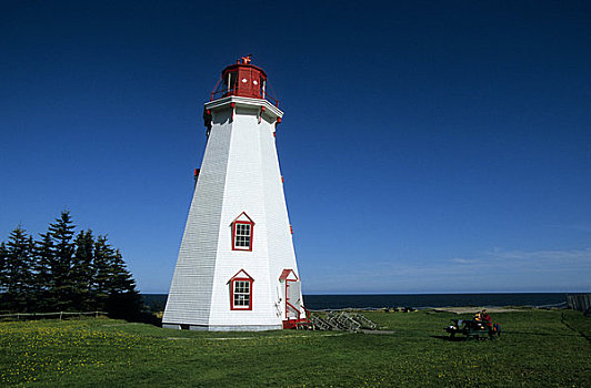 加拿大,爱德华王子岛,省立公园,灯塔