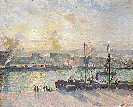 港口,1898年,艺术家