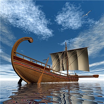 古希腊,帆船