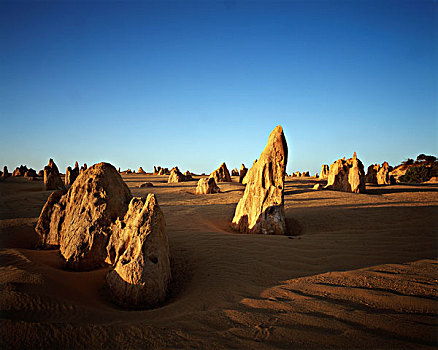 澳大利亚,西澳大利亚州,南邦国家公园,尖峰石阵,大幅,尺寸