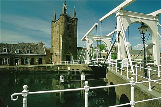 开合式吊桥,城市,荷兰