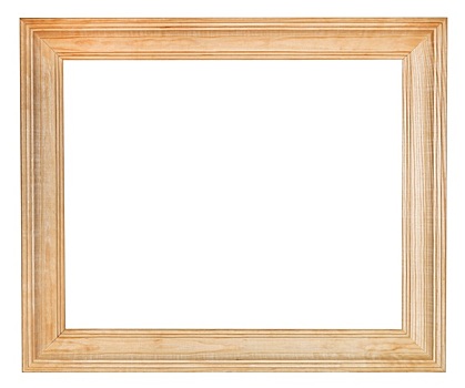 宽,简单,木质,画框