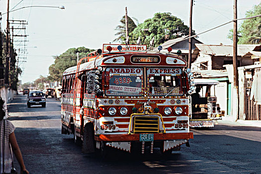 菲律宾,马尼拉,巴士,街上,大幅,尺寸