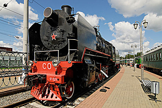 苏联,蒸汽,列车,序列,建造