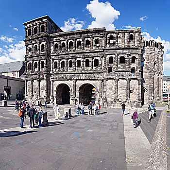 罗马,城门,世界遗产,莱茵兰普法尔茨州,德国,欧洲