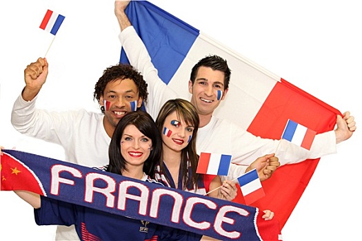 法国人,足球,球迷