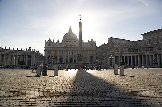 广场,梵蒂冈城,罗马,意大利