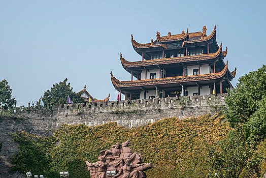 湖南长沙天心阁冬景