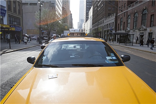 黄色出租车,曼哈顿