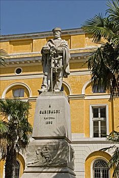 石头,纪念,雕塑,拉文纳,艾米利亚-罗马涅大区,意大利