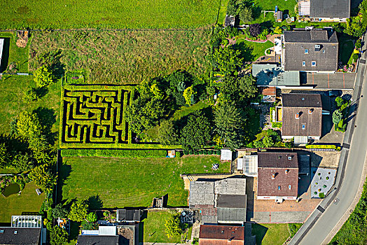 迷宫,私人花园,东方,北莱茵威斯特伐利亚,德国