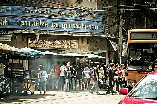 街道,曼谷,泰国