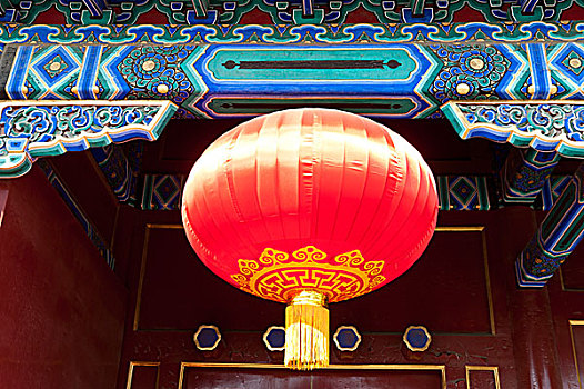 红色,灯笼,传统,设计,北京,中国