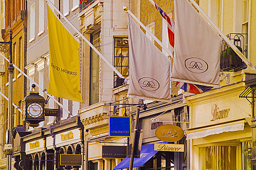 英格兰,伦敦,旗,飘扬,户外,店面
