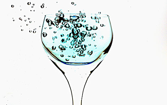 气泡,玻璃杯