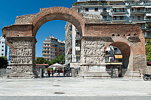拱形,4世纪,纪念建筑,塞萨洛尼基,希腊