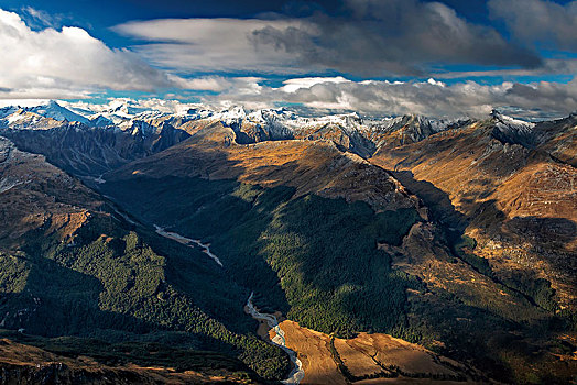 南阿爾卑斯山,Southern,Alps,壯美風光