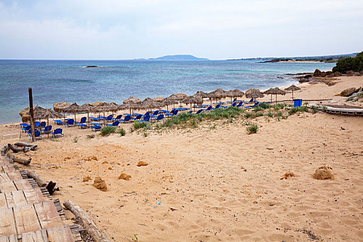 海滩,伯罗奔尼撒半岛,希腊