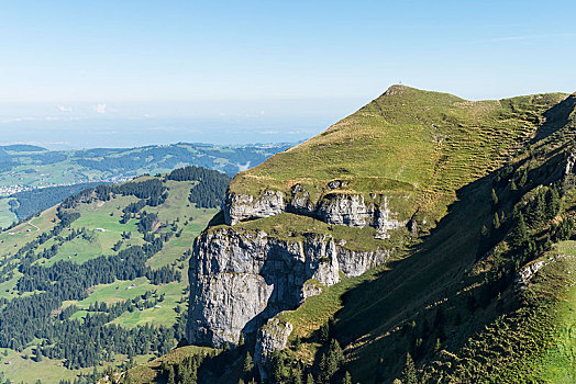 风景,山,阿彭策尔,瑞士,欧洲