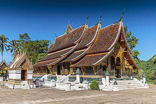 寺院,佛教寺庙,琅勃拉邦,世界遗产,老挝