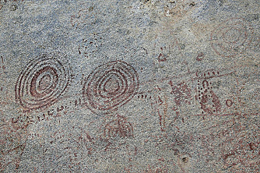 岩画,石器时代,上方,城镇,东北方,首都,乌干达,2006年
