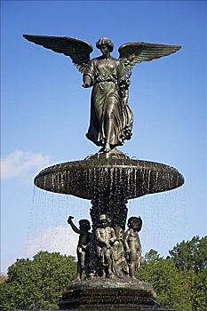 毕士达喷泉,中央公园,纽约