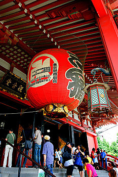 东京浅草寺观音像的正殿