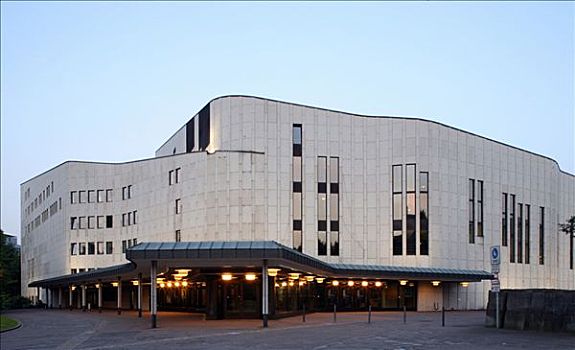 剧院,埃森,鲁尔区,北莱茵威斯特伐利亚,德国,欧洲