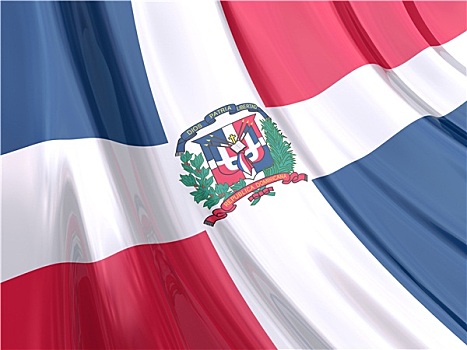 多米尼加共和国,旗帜