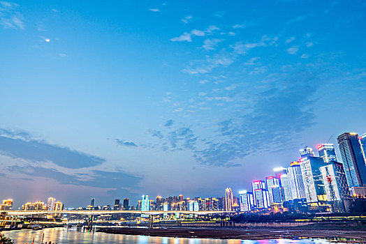 中国重庆城市夜景